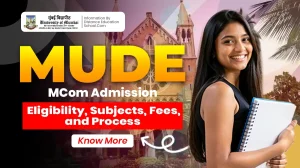 MUDE MCom Admission