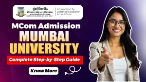 MCom Admission Mumbai University Step Guide
